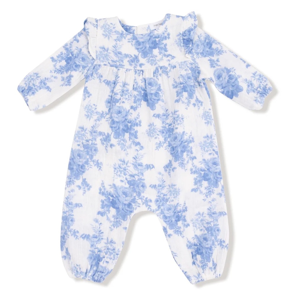 Angel Dear Dream Cottage Floral Romper